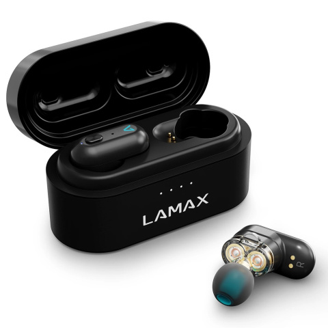 Słuchawki dokanałowe z podwójnymi przetwornikami Lamax Duals1