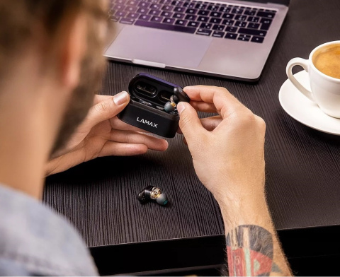 Słuchawki dokanałowe z podwójnymi przetwornikami Lamax Duals1