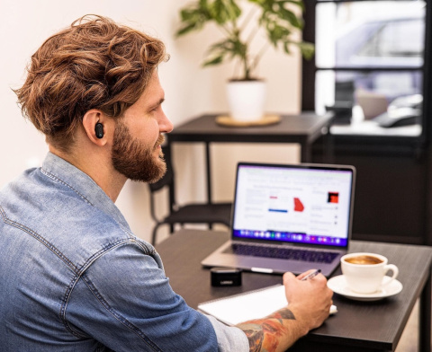 Słuchawki dokanałowe z podwójnymi przetwornikami Lamax Duals1