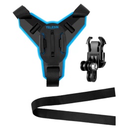 Elastyczny uchwyt na kask motocyklowy do kamer sportowych