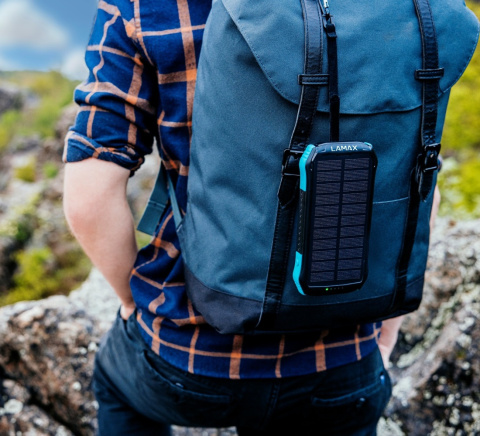 Powerbank Turystyczny LAMAX Journey 12000 mAh Indukcja