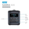 Przenośna Stacja Zasilania Newell Samra 500W 532Wh