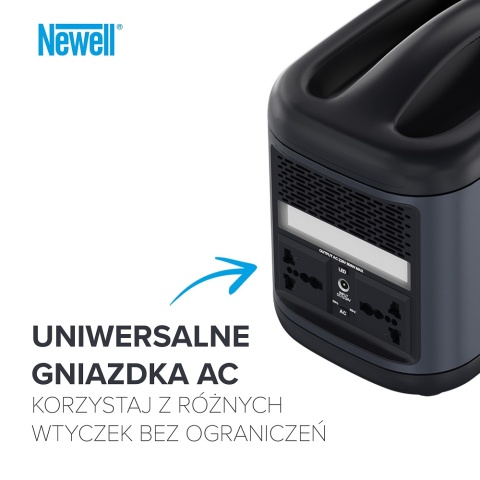 Przenośna Stacja Zasilania Newell Samra 500W 532Wh