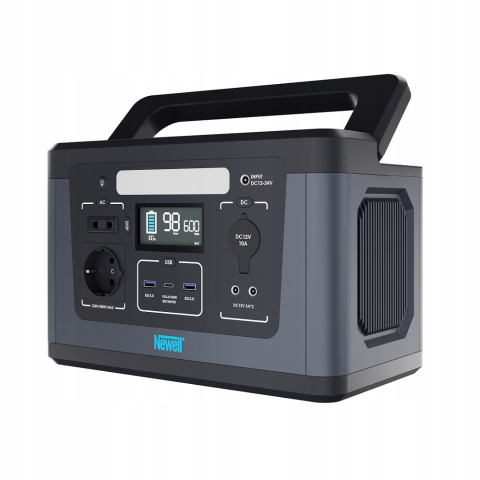 Przenośna Stacja Zasilania Newell Argus 600W 461Wh