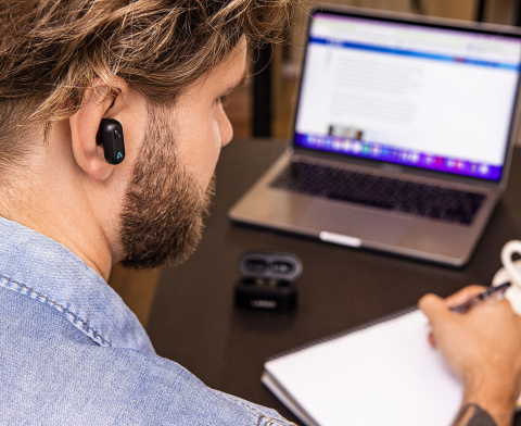 Słuchawki dokanałowe z podwójnymi przetwornikami Lamax Duals1