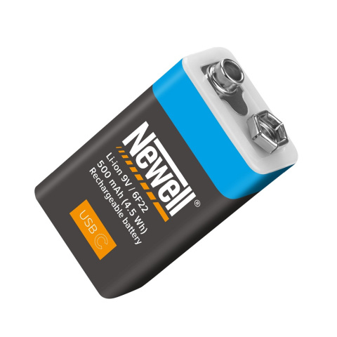 Akumulator 9V Z Wbudowanym USB-C Newell 500mAh