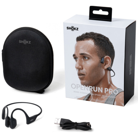 Słuchawki Sportowe Kostne Shokz OpenRun Pro czarne