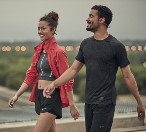 Słuchawki Kostne Shokz OpenRun Czerwone