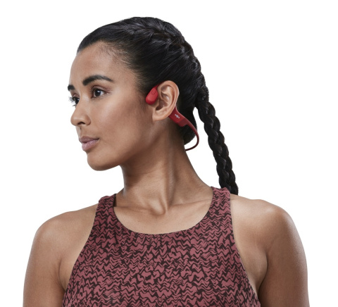 Słuchawki Kostne Shokz OpenRun Czerwone