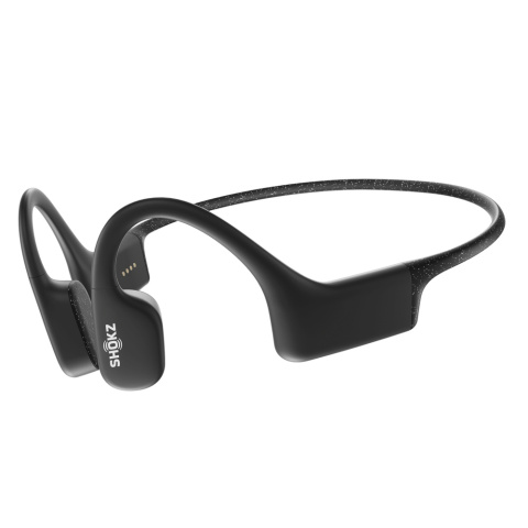 Wodoszczelne słuchawki kostne Shokz OpenSwim czarne