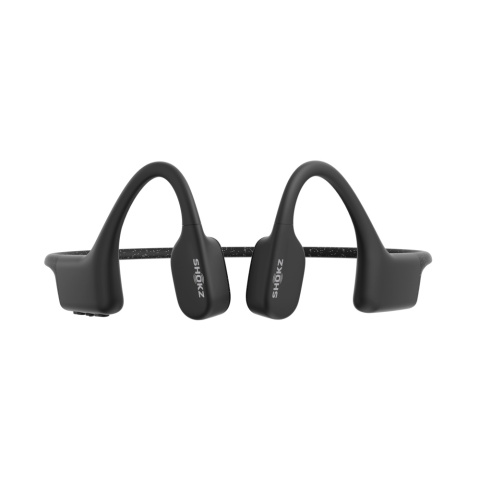 Wodoszczelne słuchawki kostne Shokz OpenSwim czarne