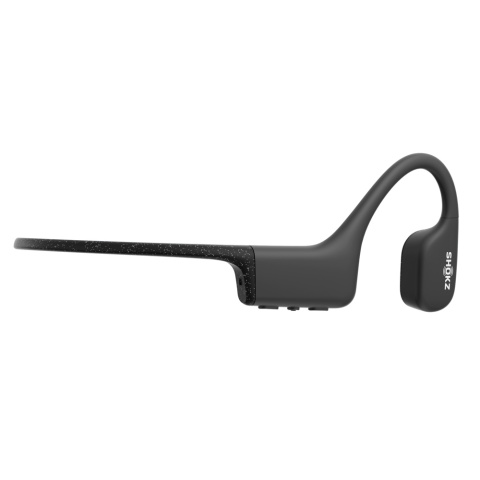 Wodoszczelne słuchawki kostne Shokz OpenSwim czarne