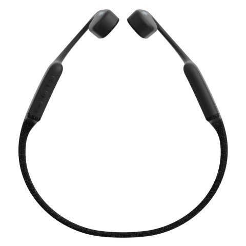 Wodoszczelne słuchawki kostne Shokz OpenSwim czarne