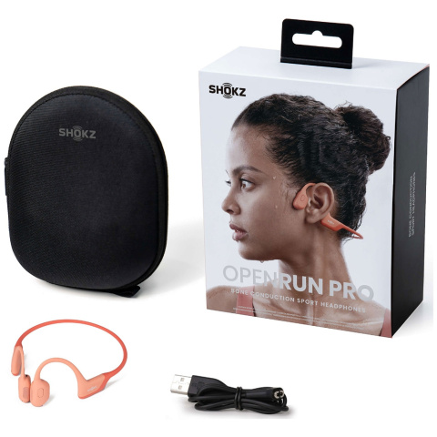 Słuchawki Sportowe Kostne Shokz OpenRun Pro różowe
