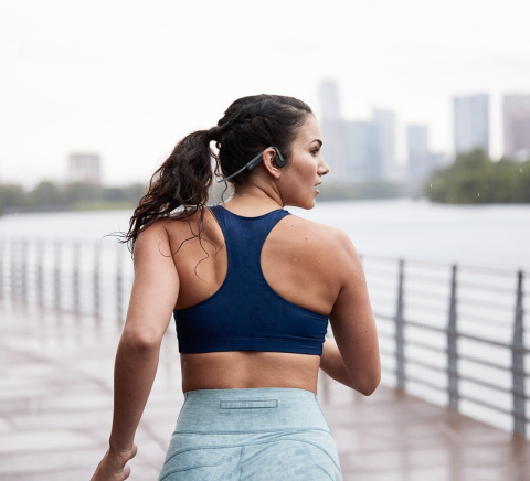 Słuchawki kostne Shokz OpenMove szare