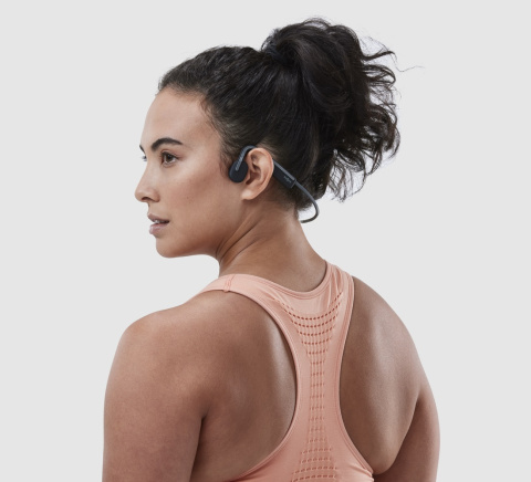 Słuchawki kostne Shokz OpenMove szare