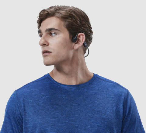 Słuchawki kostne Shokz OpenMove szare