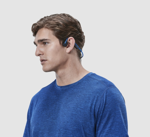 Słuchawki kostne Shokz OpenMove niebieskie