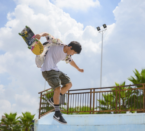 Słuchawki kostne Shokz OpenMove niebieskie