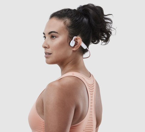Słuchawki kostne Shokz OpenMove różowe