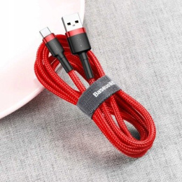 Baseus Cafule Cable USB-C 0.5m 3A Red - Kabel