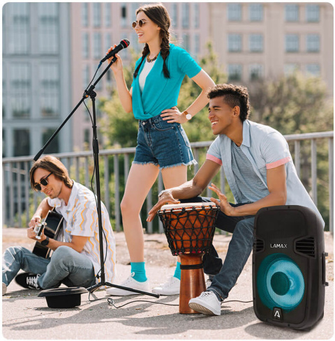 Bezprzewodowy głośnik karaoke LAMAX Party Boom Box 500