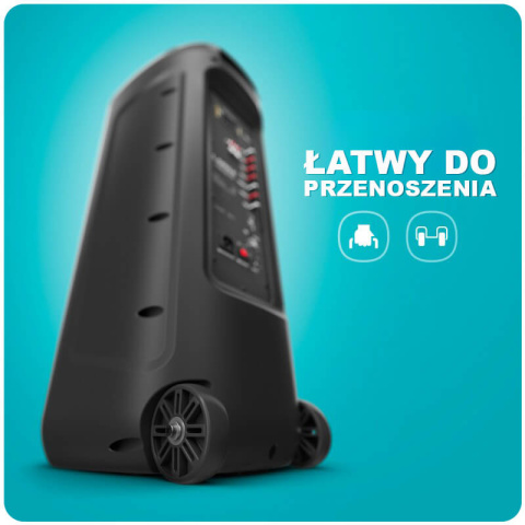 Potężny Bezprzewodowy Głośnik Karaoke LAMAX PARTYBOX 700W LED BT POWER BASS