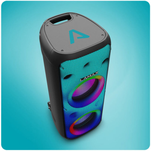 Potężny Bezprzewodowy Głośnik Karaoke LAMAX PARTYBOX 700W LED BT POWER BASS
