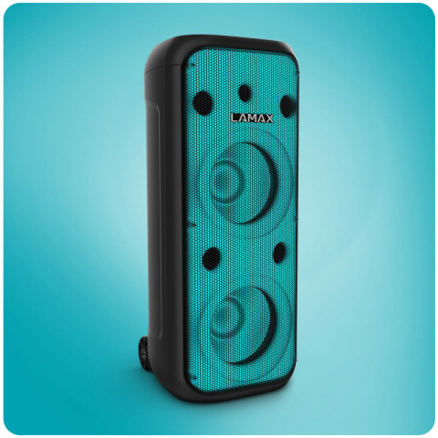 Potężny Bezprzewodowy Głośnik Karaoke LAMAX PARTYBOX 700W LED BT POWER BASS