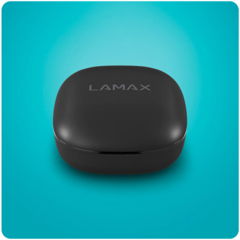 Dokanałowe słuchawki bezprzewodowe Lamax Clips1 ANC Black