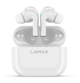 Dokanałowe słuchawki bezprzewodowe Lamax Clips1 White