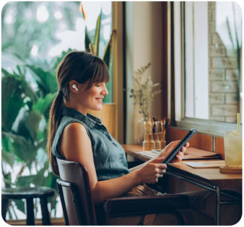 Dokanałowe słuchawki bezprzewodowe Lamax Clips1 ANC White