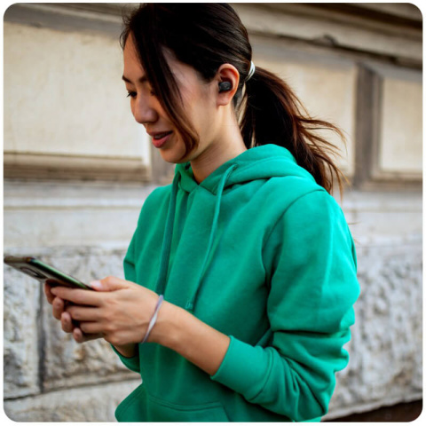 Dokanałowe słuchawki bezprzewodowe Lamax Dots3 Play