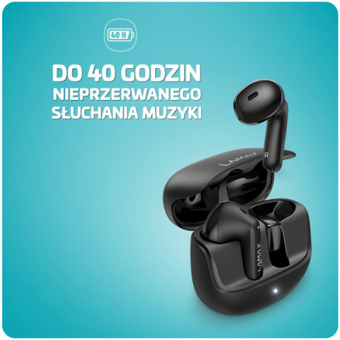 Douszne bezprzewodowe słuchawki Lamax Tones1 Black