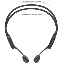 Słuchawki Sportowe Kostne Shokz OpenRun Pro Mini Czarne