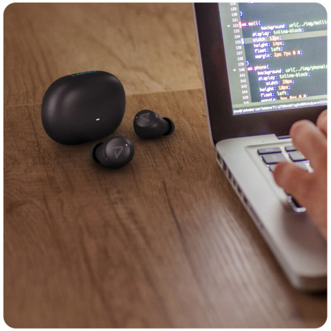 Dokanałowe słuchawki bezprzewodowe Lamax Dots3 ANC