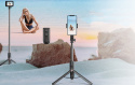 TELESIN Selfie Stick Tripod with Remote Control - Wysięgnik 130 cm