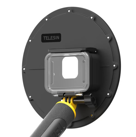 Telesin - Wodoszczelna obudowa kopułowa dla GoPro Hero 9/10/11/Waterproof Dome port for GoPro Hero9/10/11