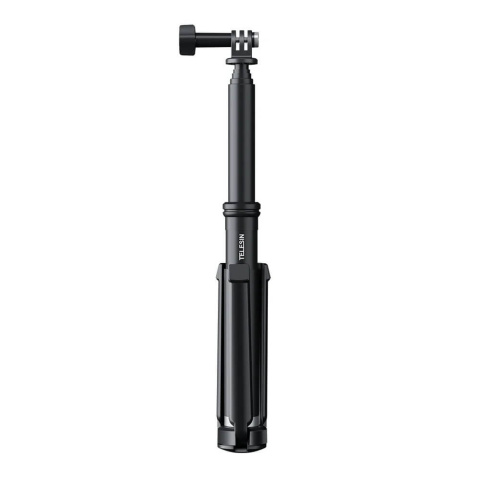 Aluminiowy selfie stick 90 cm z funkcją statywu do kamer GoPro, DJI, Insta360
