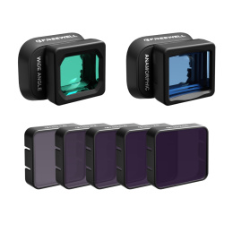 FREEWELL DJI Mini 4 Pro Wide Angle & Anamorphic Lens - Zestaw z obiektywem szerokokątnym i anamorficznym