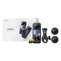 Insta360 X3 Motorcycle Edition - zestaw z kamerą i akcesoriami