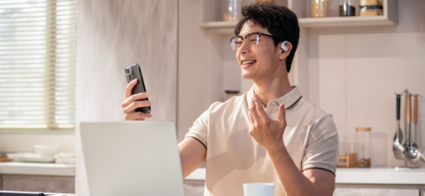 Słuchawki bezprzewodowe Shokz OpenFit Air różowe