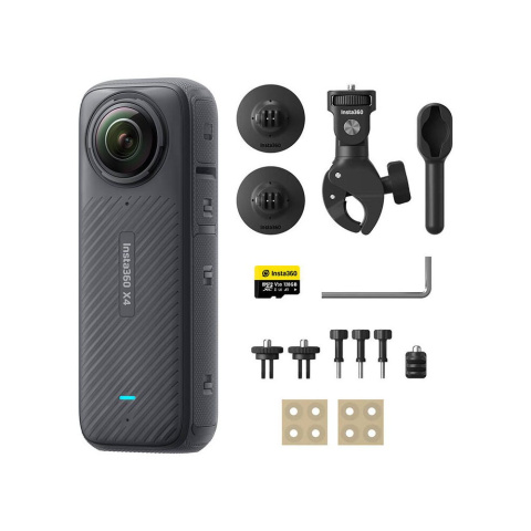 Insta360 X4 Motorcycle Bundle - kamera sferyczna 360° z zestawem motocyklowym