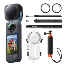 Insta360 X4 Invisible Dive Bundle - kamera sferyczna 360° z zestawem akcesoriów do nurkowania