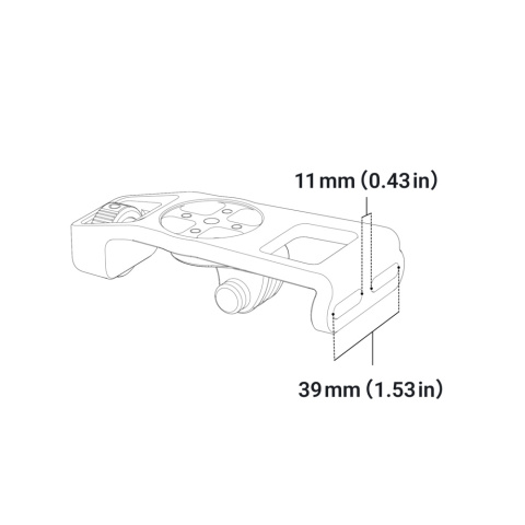 Insta360 Bike Computer Mount (Independent Handlebars) - uchwyt do montażu kamery