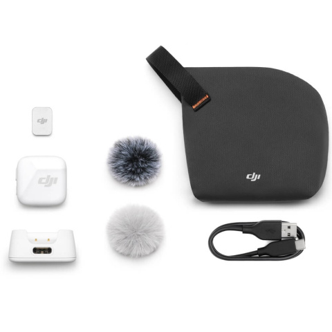 Mikrofon bezprzewodowy DJI Mic Mini Biały Mikrofon bezprzewodowy DJI Mic Mini Biały