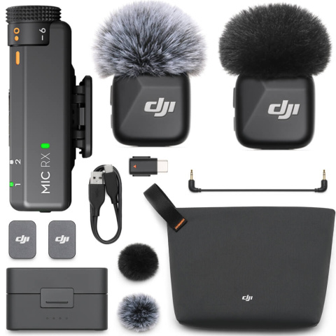 Mikrofon bezprzewodowy DJI Mic Mini 2 TX + 1 RX