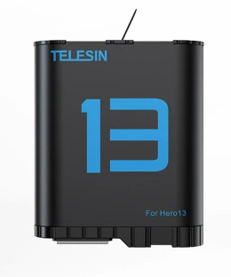 TELESIN Rechargeable Lithium-ion Battery For Hero 13 - bateria do GoPro Hero 13