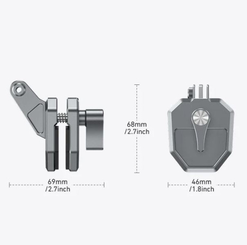 TELESIN Windshield Clamp Mount - mocowanie do owiewki motocykla