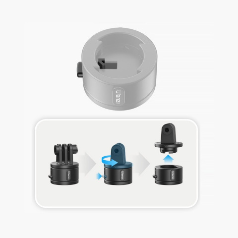 Uniwersalny Klips Ulanzi Z Magnetyczną Szybkozłączką Do Kamer GoPro Uniwersalny Klips Ulanzi Z Magnetyczną Szybkozłączką Do Kamer GoPro